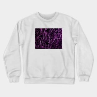 Purple Marble Texture Crewneck Sweatshirt